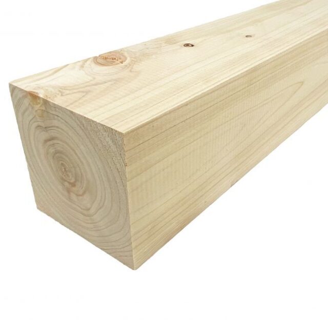 桧 特一KD 根太 90mm×90mm (ウッドデッキ用大引)