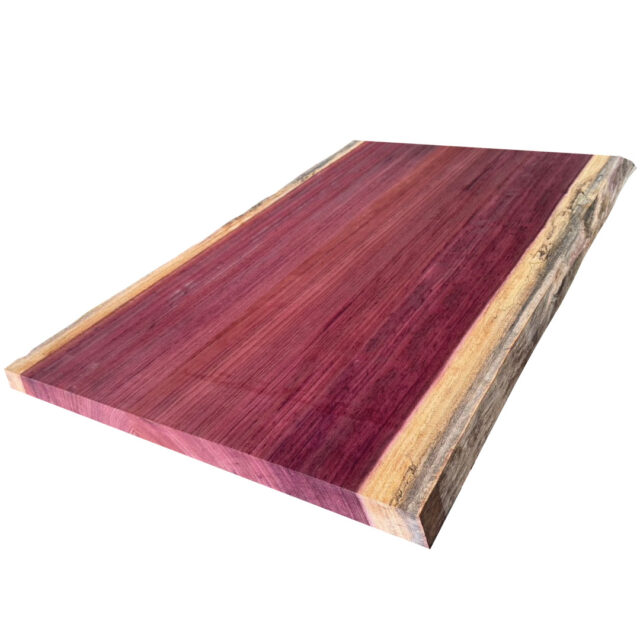 パープルハート耳付き幅はぎ材